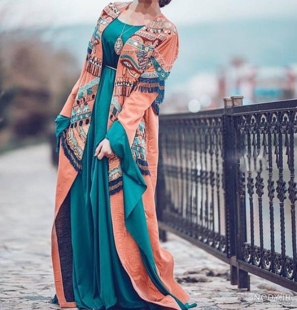 بی نظیر ترین مدل های لباس سنتی عربی مجلسی زنانه و دخترانه