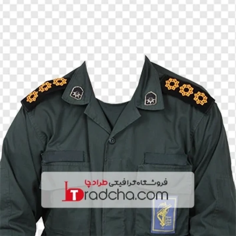 عکس رهبر با لباس سپاهی