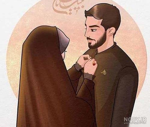 عکس عاشقانه دونفره مذهبی ❤️ [ بهترین تصاویر ]