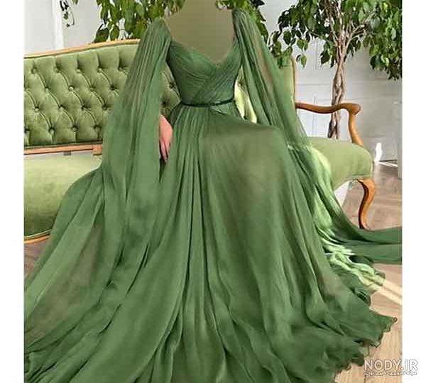 عکس لباس مجلسی با پارچه حریر عکس لباس مجلسی با پارچه حریر
