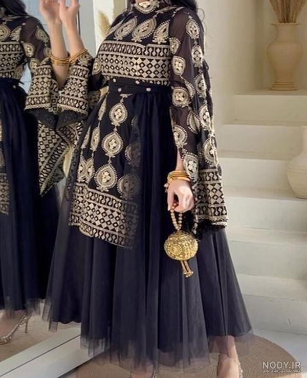 عکس لباس مجلسی عربی دخترانه