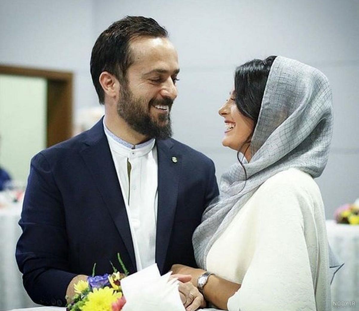 عکس| همسر احمد مهرانفر با استایلی خاص آمد