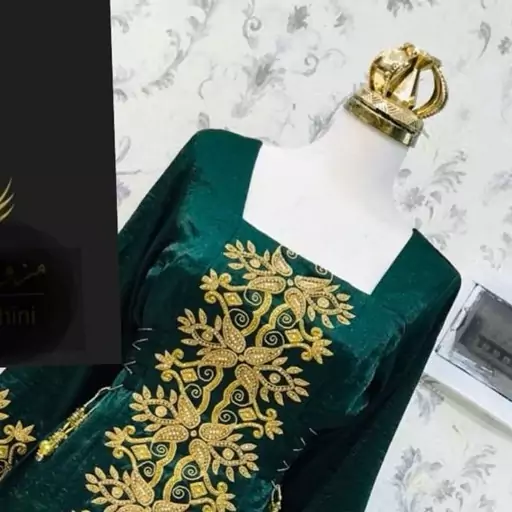 مدل لباس بندری با گلابتون و ملیله + مدل لباس بندری سورو