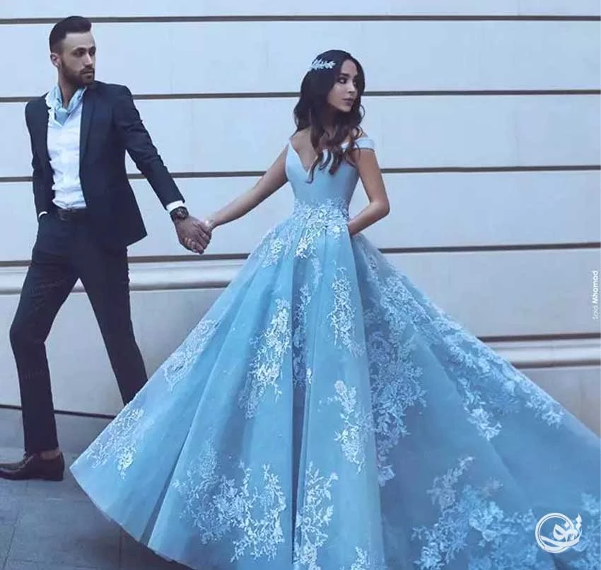 مدل لباس پرنسسی شیک و جدید مجلسی در اینستاگرام