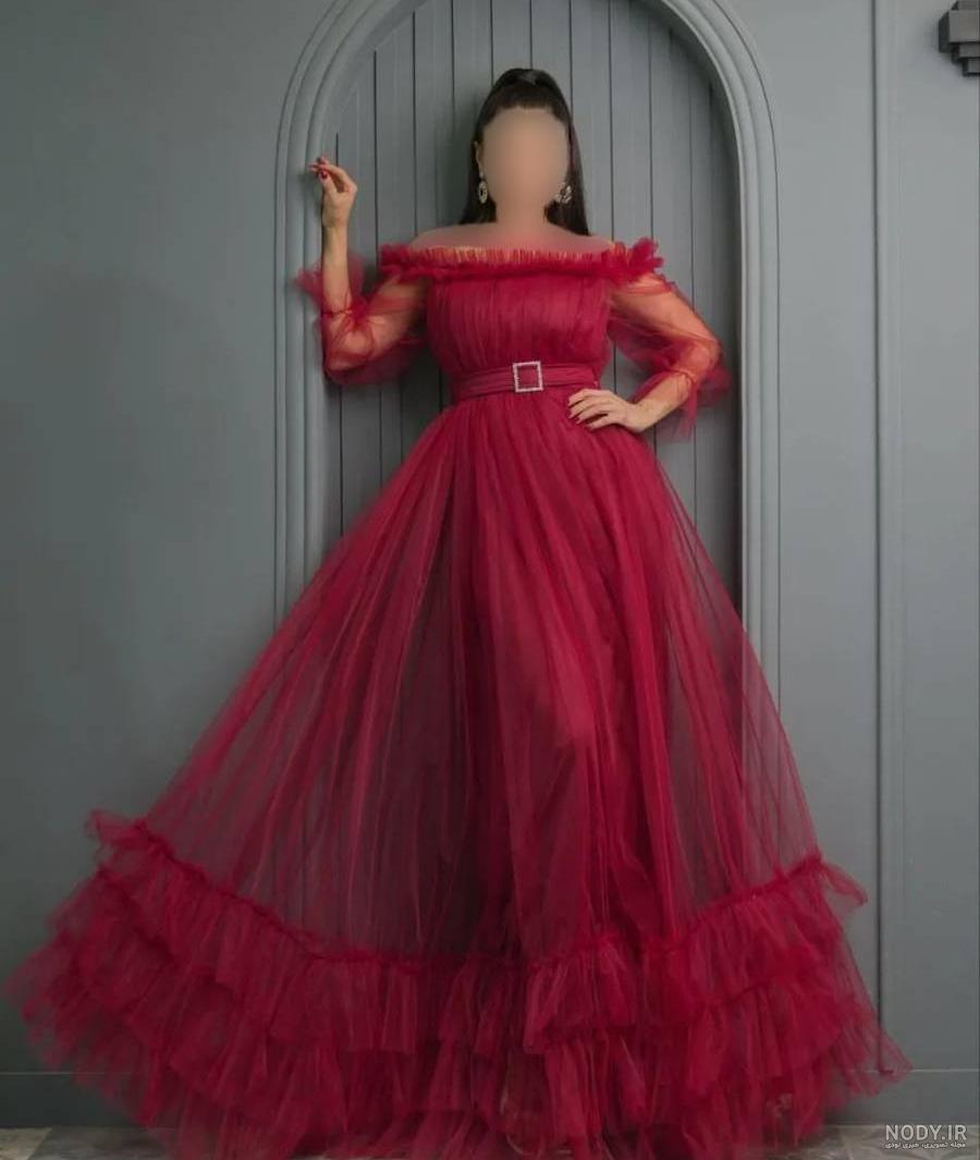مدل پیراهن یقه دلبری ساده