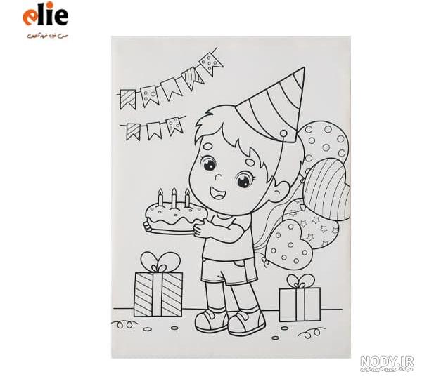 آموزش نقاشی کودکانه روی بوم