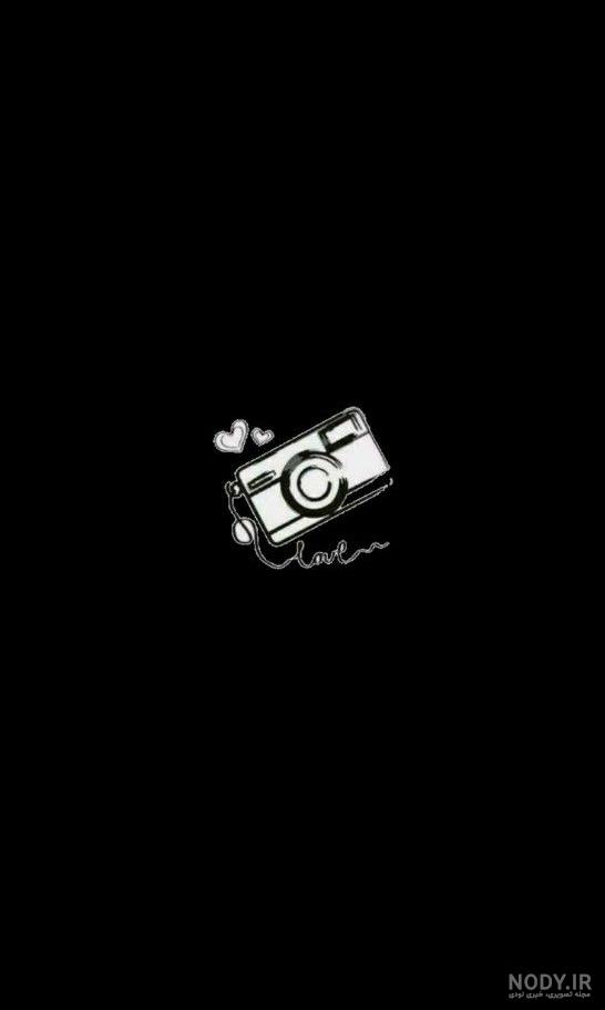 تصویر زمینه سیاه سفید دخترانه