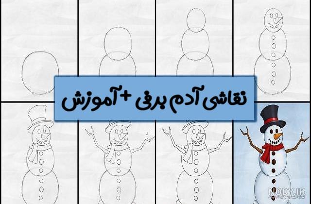نقاشی کلاه زمستانه کودکانه