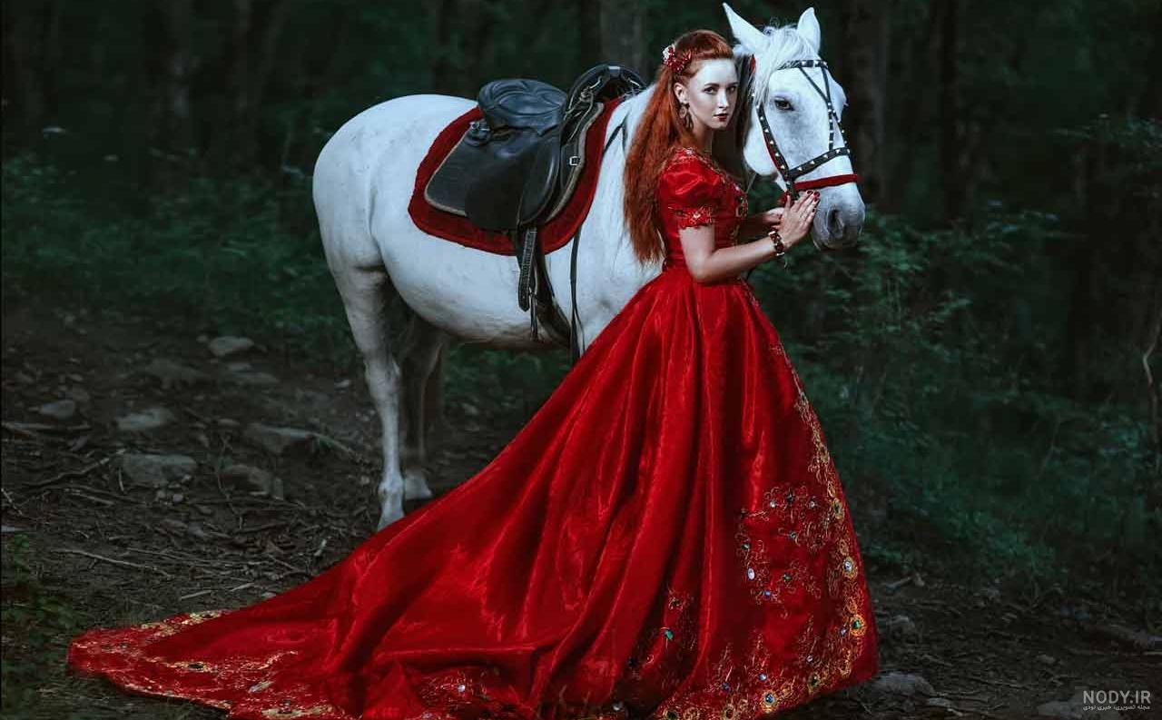 عکس اسب و دختر برای پروفایل ❤️ [ بهترین تصاویر ]