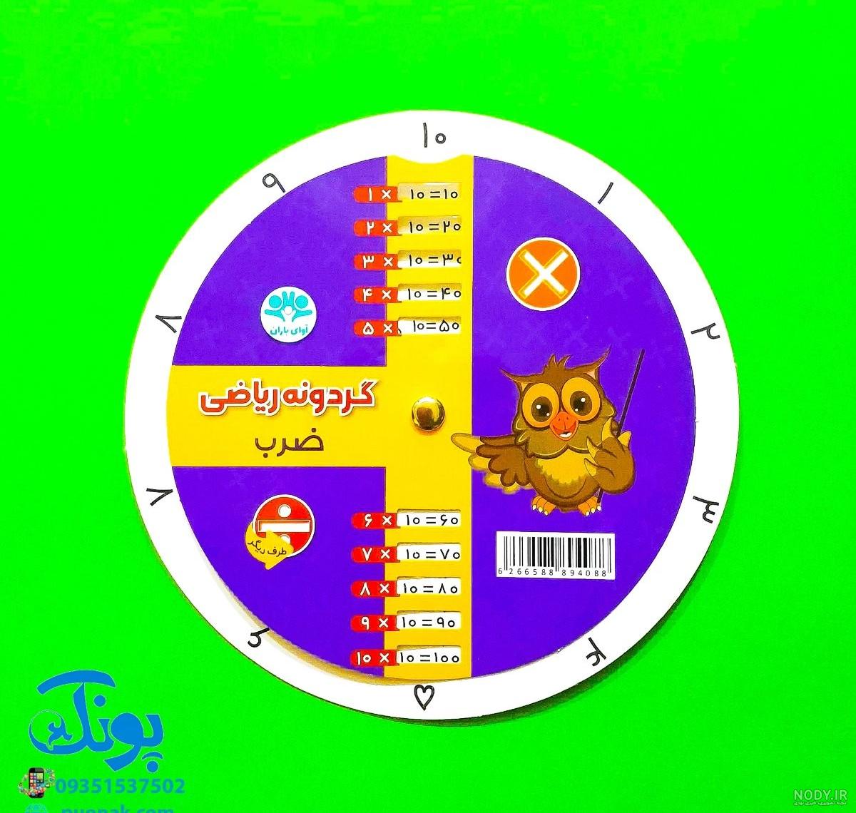 عکس جدول ضرب تقسیم
