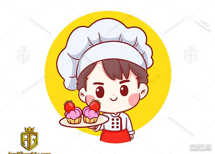عکس کارتونی شیرینی فروش