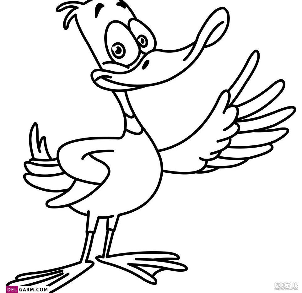 نقاشي كودكانه اردك