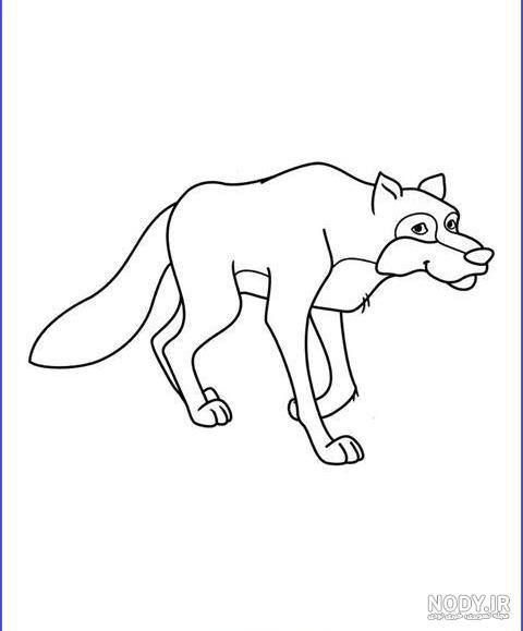 نقاشی فانتزی از گرگ