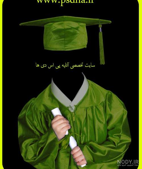 لباس فارغ التحصیلی مدل شنلدار ترکیب رنگ طلایی و سیاه 🎓 جنس:ساتن ...