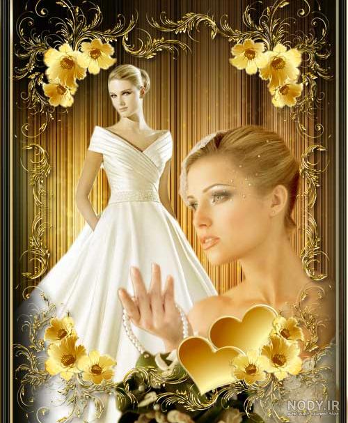 مجموعه قاب رایگان عکس طلایی برای فتوشاپ PNG - طرح باکس