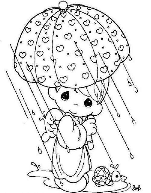 نقاشی ساده خرس عروسکی