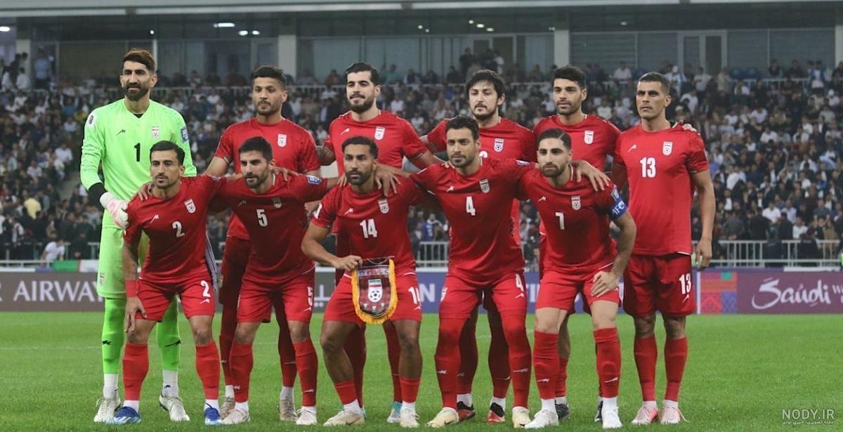 عکس دسته جمعی بازیکنان تیم ملی فوتبال ایران
