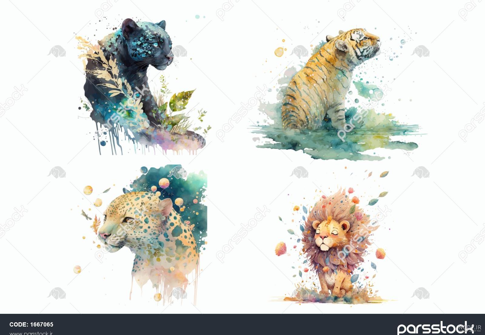عکس پلنگ ببری