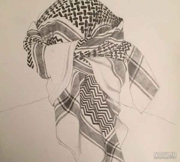 نقاشی سیاه قلم ساده و فانتزی