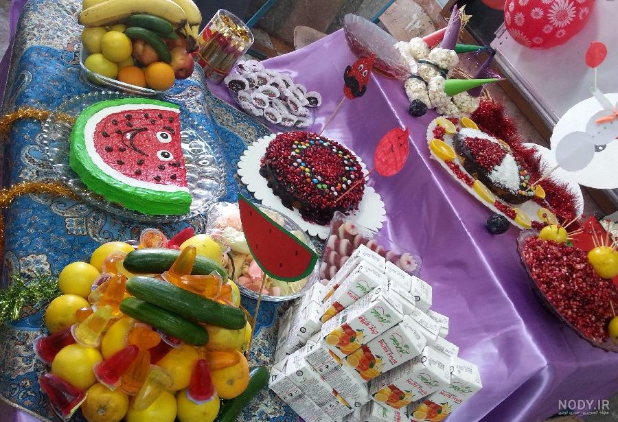 تزیین شب یلدا برای مدرسه ” 2025؛ از دکوراسیون, ساخت, کاردستی‌, خوراکی‌,  دکور... - گلی خانوم