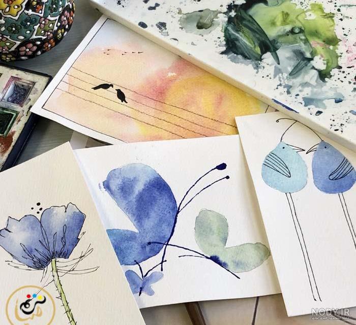 طرح نقاشی ساده برای آبرنگ طرح نقاشی ساده برای آبرنگ