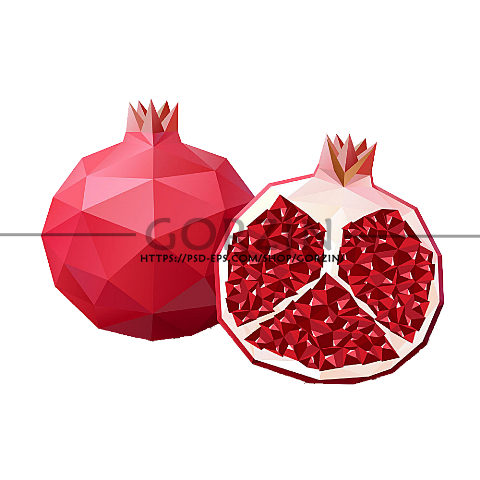 عکس انار در شب یلدا