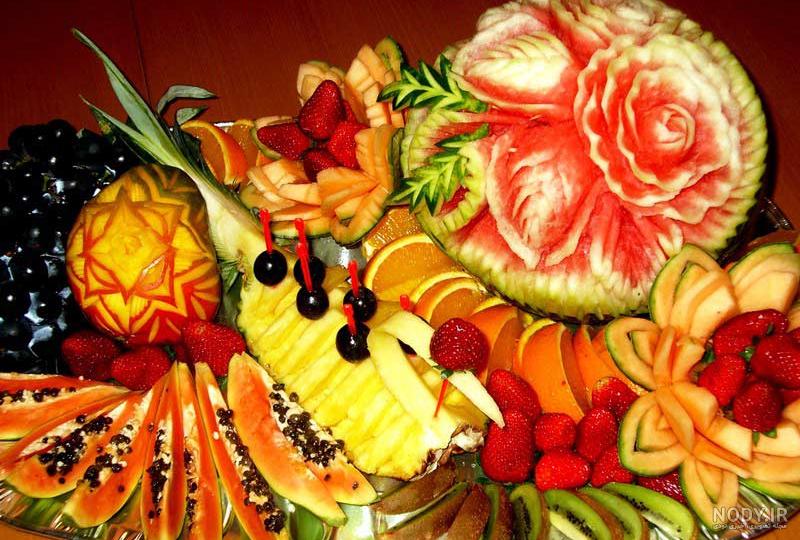عکس تزیین میوه برای شب یلدا ساده