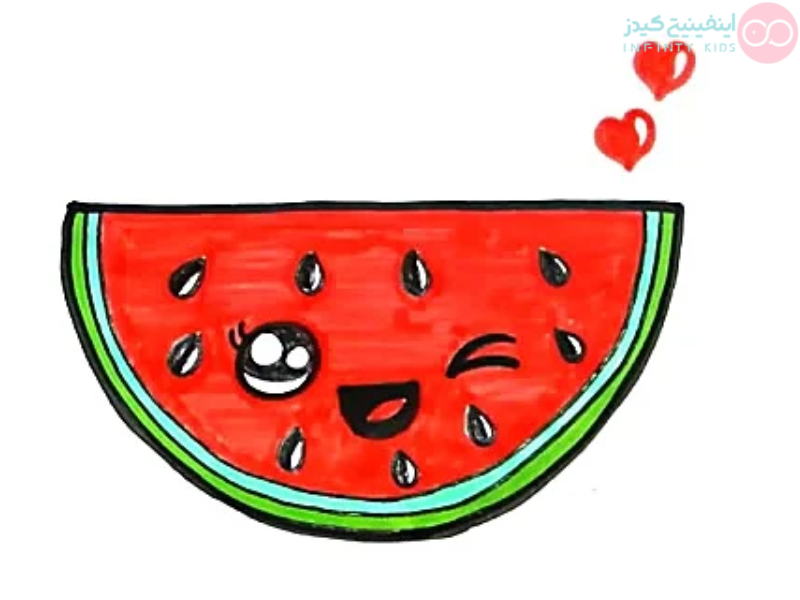 عکس میز شب یلدا نقاشی