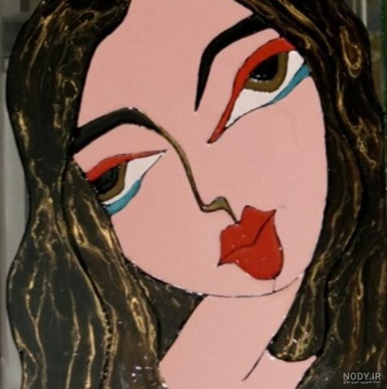 نقاشی روی شیشه با ویترای ساده