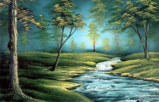 نقاشی منظره زیبا