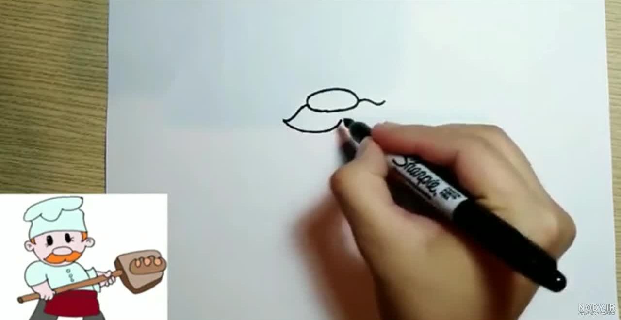 نقاشی نان بربری فانتزی نقاشی نان بربری فانتزی