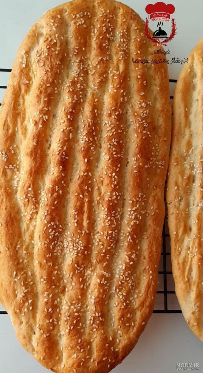 نقاشی نان بربری گرد نقاشی نان بربری گرد