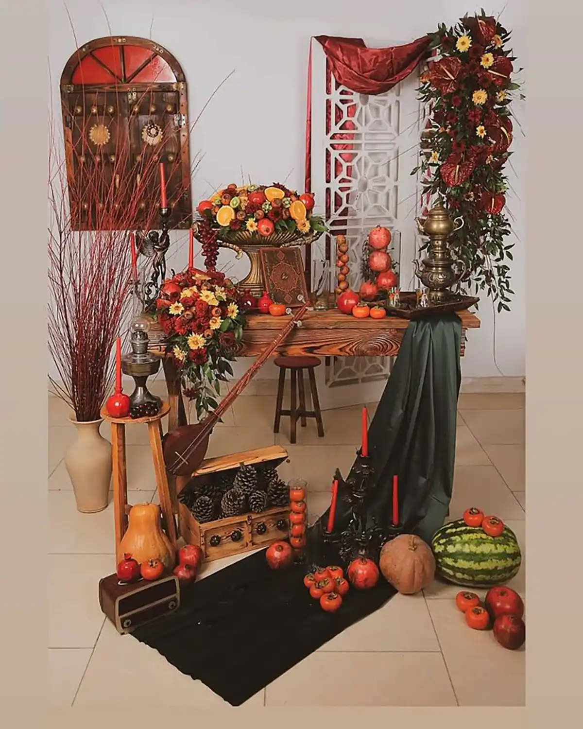 ایده عکاسی برای شب یلدا در خانه