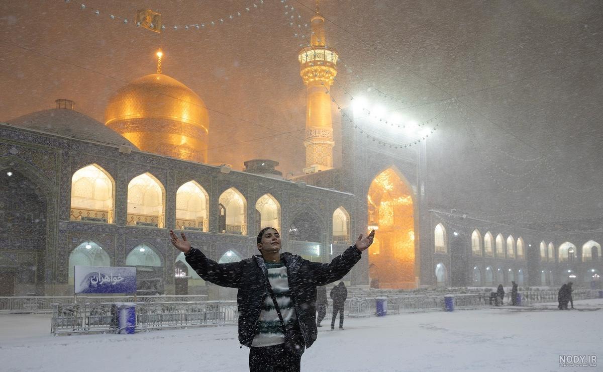 بارش برف پاییزی در مشهد (عکس) بارش برف پاییزی در مشهد (عکس)