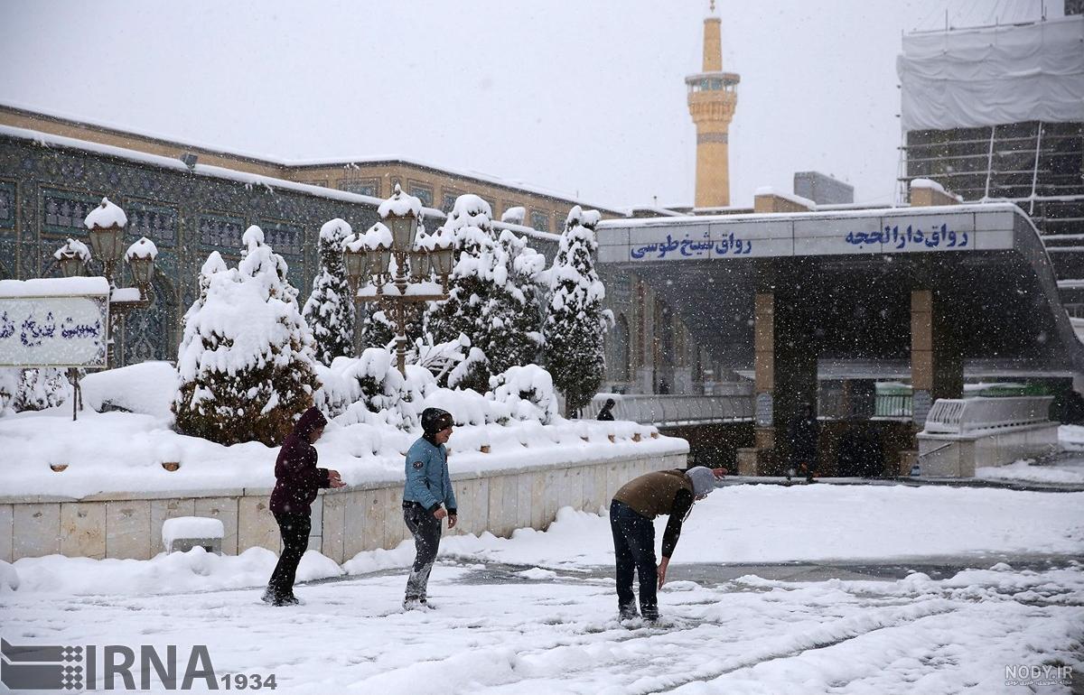 عکس برف مشهد عکس برف مشهد