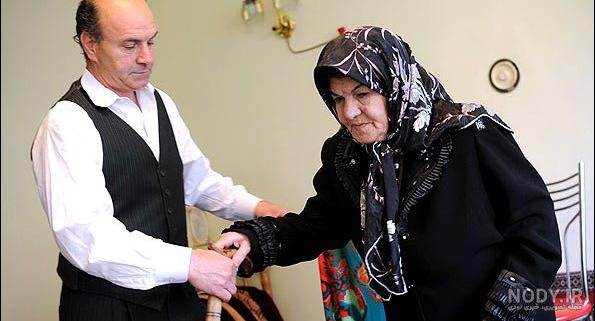 عکس مادر و پسر قدیمی