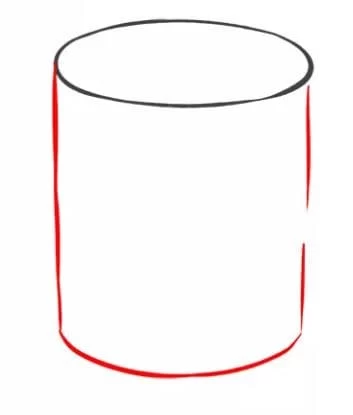 نقاشی لیوان آسان