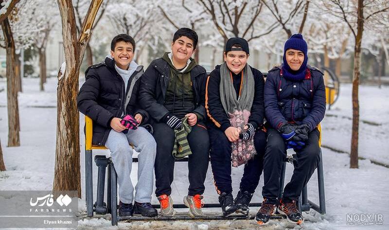 یک عکس برفی