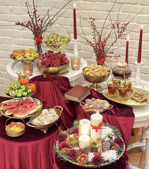 ایده تزیین شب یلدا ساده
