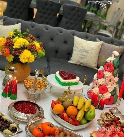 ایده چیدمان میوه شب یلدا