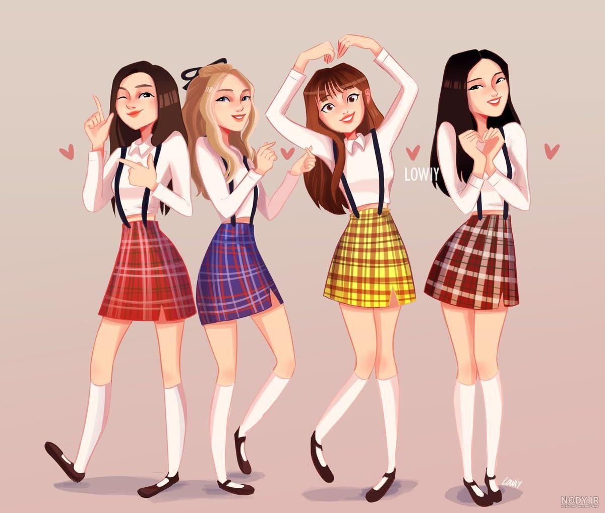عکس برای گروه دخترانه پنج نفره ❤️ [ بهترین تصاویر ]