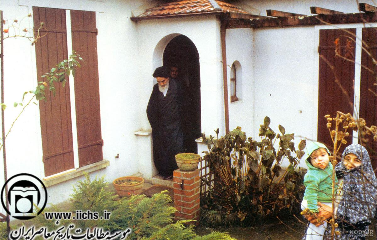 عکس:آخرین تصویر امام خمینی (ره) در پاریس