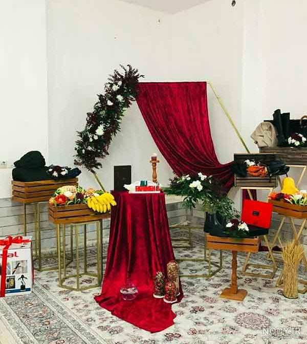 تزیین سبد میوه و گل شب چله عروس