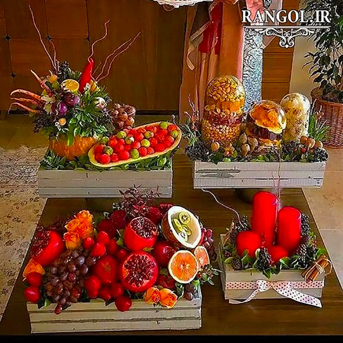 تزیین یلدایی عروس + جدیدترین تزیینات برای یلدای عروس 1402 - موسوی ها