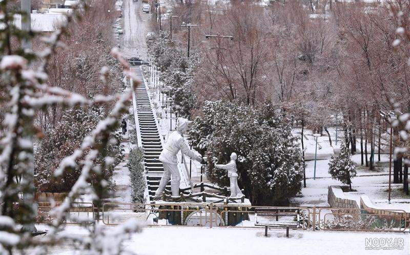 عکس از طبیعت زمستانی و منظره برفی زیبا + جملات برای زمستان