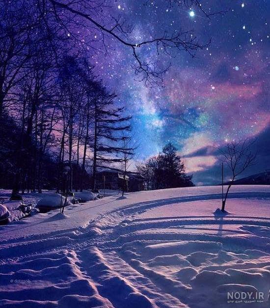 عکس زیبای روز برفی