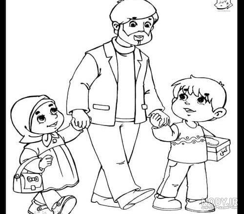 نقاشی روز پدر مبارک آسان نقاشی روز پدر مبارک آسان