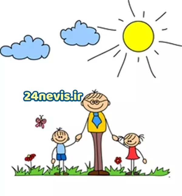 نقاشی ساده و آسان روز پدر نقاشی ساده و آسان روز پدر