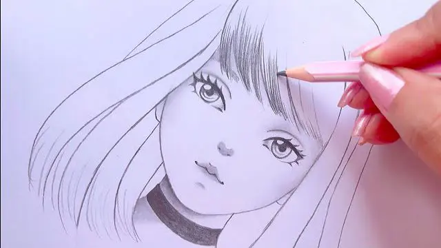 نقاشی طراحی دخترانه