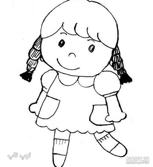 نقاشی کودکانه دختر بچه ناراحت نقاشی کودکانه دختر بچه ناراحت